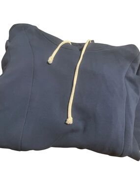Bears land size L Men's Navy Pullover Hoodie with Cream Drawstrings like new